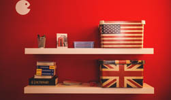 アメリカ・イギリス国旗 IELTS イメージ